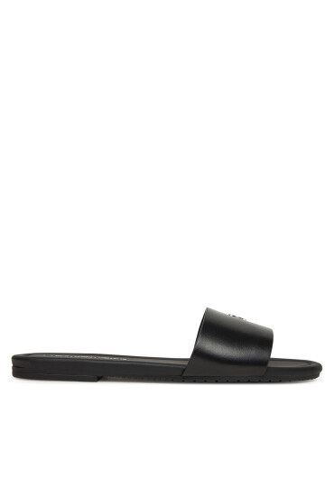 Calvin Klein Jeans Чехли Flat Sandal Slide Mg YW0YW01697 Черен - Mera.bg