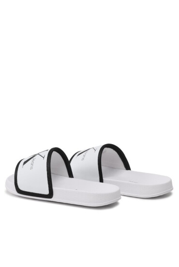 Calvin Klein Jeans Чехли Logo Pool Slide V3B0-80630-1172 M White/Black X002 - Mera.bg