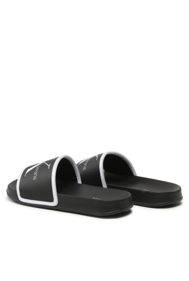 Calvin Klein Jeans Чехли Logo Pool Slide V3B0-80630-1172 S Черен - Mera.bg