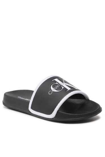 Calvin Klein Jeans Чехли Logo V3B0-80630-1172 M Black/White X001 - Mera.bg