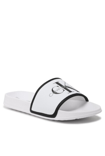Calvin Klein Jeans Чехли Logo V3B0-80630-1172 S Бял - Mera.bg