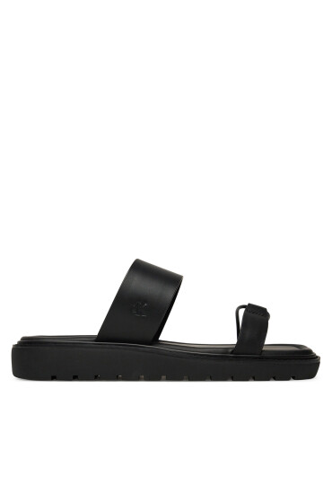 Calvin Klein Jeans Чехли Rope Sandal Soft Lth Mg YW0YW01864 Черен - Mera.bg