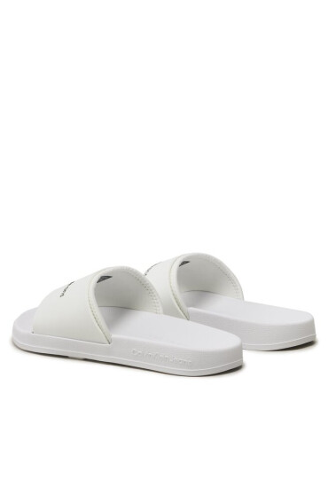 Calvin Klein Jeans Чехли Slide Monogram Tpu YM0YM00361 Бял - Mera.bg