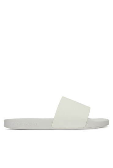 Calvin Klein Jeans Чехли Slide Monogram Tpu YW0YW01715 Бял - Mera.bg