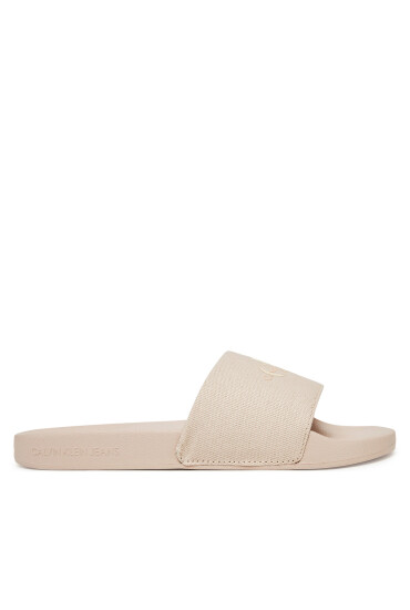 Calvin Klein Jeans Чехли Slide Monogram Wn YW0YW01835 Бежов - Mera.bg