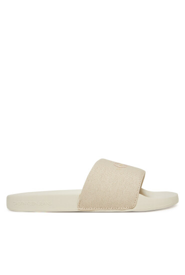 Calvin Klein Jeans Чехли Slide Monogram Wn YW0YW01835 Екрю - Mera.bg