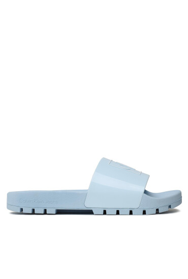Calvin Klein Jeans Чехли Truck Slide Monogram Rubber W YW0YW00893 Светлосиньо - Mera.bg