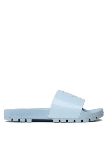 Calvin Klein Jeans Чехли Truck Slide Monogram Rubber W YW0YW00893 Светлосиньо - Mera.bg