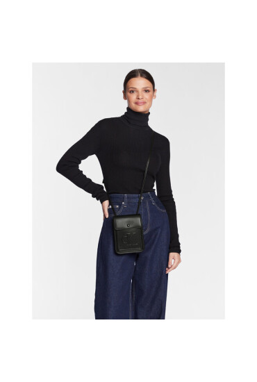 Calvin Klein Jeans Дамска чанта Sculpted Ns Phone Cb Pipping K60K610352 Черен - Mera.bg