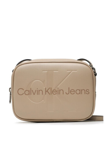 Calvin Klein Jeans Дамска чанта Sculpted Camera Bag 18 Mono K60K610275 Бежов - Mera.bg