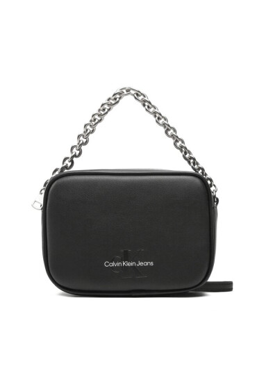 Calvin Klein Jeans Дамска чанта Sculpted Camera Bag18 Chain K60K610564 Черен - Mera.bg