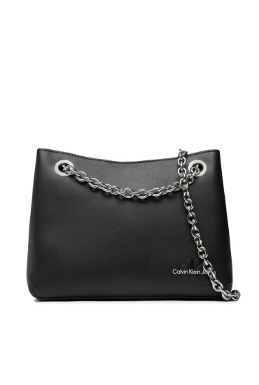 Calvin Klein Jeans Дамска чанта Sculpted Shoulder Bag W/Chain24 K60K610565 Черен - Mera.bg