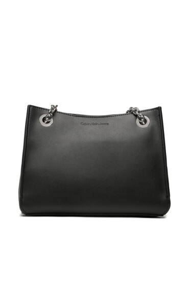 Calvin Klein Jeans Дамска чанта Sculpted Shoulder Bag W/Chain24 K60K610565 Черен - Mera.bg