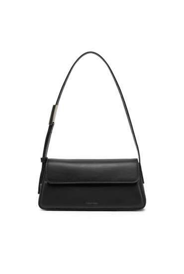 Calvin Klein Jeans Дамска чанта Belted Small Shoulder Bag LV04K3110G Черен - Mera.bg