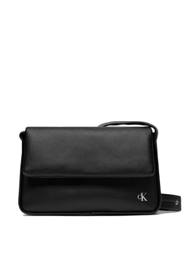 Calvin Klein Jeans Дамска чанта Block Flap Shoulderbag25 Pu K60K611467 Черен - Mera.bg