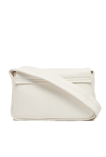 Calvin Klein Jeans Дамска чанта Block Flap Pu K60K611467 Бял - Mera.bg