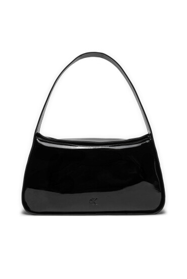 Calvin Klein Jeans Дамска чанта Block Shoulder Bag25 Patent K60K613045 Черен - Mera.bg