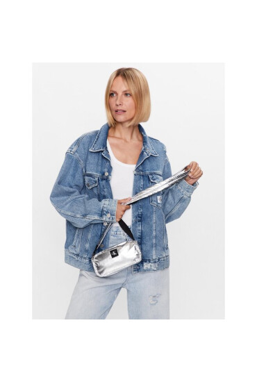 Calvin Klein Jeans Дамска чанта City Nylon Ew Camera Bag 20 Puffy S K60K610904 Сребрист - Mera.bg