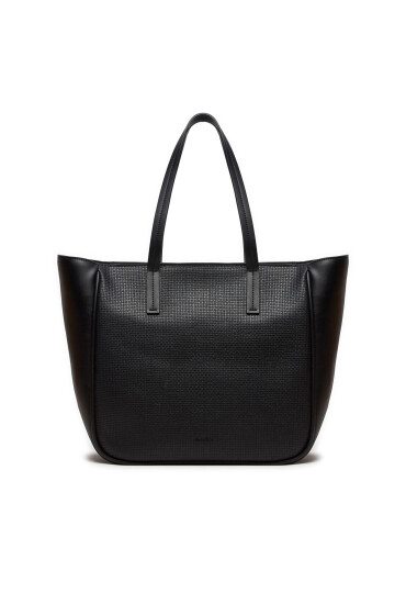 Calvin Klein Jeans Дамска чанта Ck Refine Md Shopper Braid K60K612137 Черен - Mera.bg