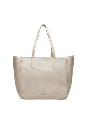 Calvin Klein Jeans Дамска чанта Ck Refine Md Shopper Braid K60K612137 Сив - Mera.bg