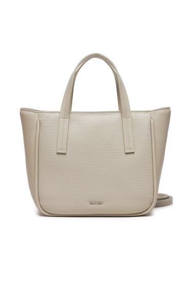Calvin Klein Jeans Дамска чанта Ck Refine Small Tote Braid K60K612337 Сив - Mera.bg