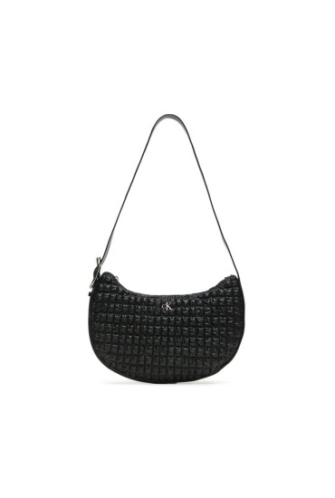 Calvin Klein Jeans Дамска чанта Crescent Buckle Crossbody K60K611036 Черен - Mera.bg