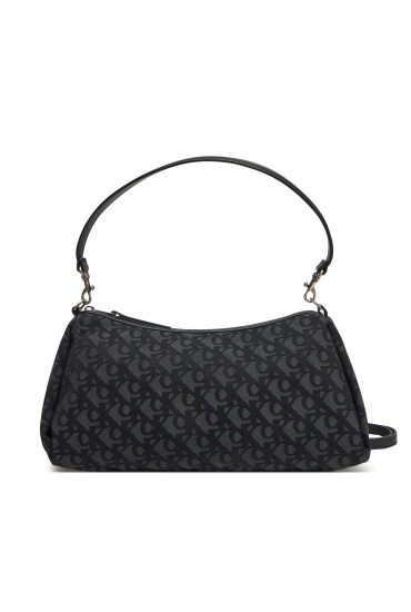 Calvin Klein Jeans Дамска чанта Drop Monogram Lg Shoulder Bag LV04K3114G Черен - Mera.bg