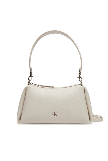 Calvin Klein Jeans Дамска чанта Drop Small Shoulder Bag LV04K3082G Екрю - Mera.bg