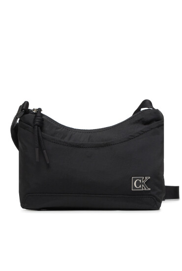 Calvin Klein Jeans Дамска чанта Feminine Nylon Shoulder Bag K60K608955 Черен - Mera.bg