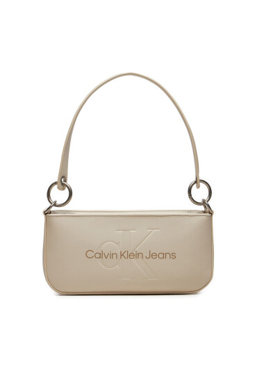 Calvin Klein Jeans Дамска чанта K60K610679 Екрю - Mera.bg