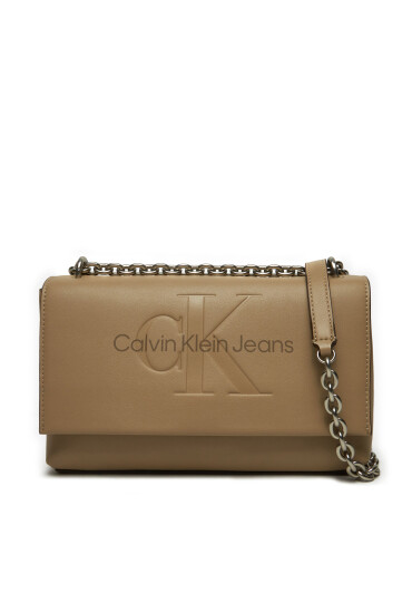 Calvin Klein Jeans Дамска чанта K60K612221 Кафяв - Mera.bg