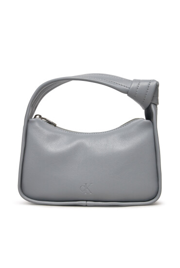 Calvin Klein Jeans Дамска чанта Knotted Mini Block20 K60K612372 Сив - Mera.bg
