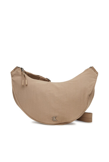 Calvin Klein Jeans Дамска чанта Luna Nylon Sling Bag LV04K3095G Бежов - Mera.bg