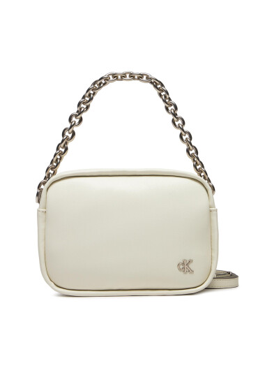 Calvin Klein Jeans Дамска чанта Micro Mono Chain Camera Bag18 K60K611949 Екрю - Mera.bg