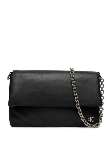 Calvin Klein Jeans Дамска чанта Micro Mono Chain Ew Flap25 K60K611947 Черен - Mera.bg