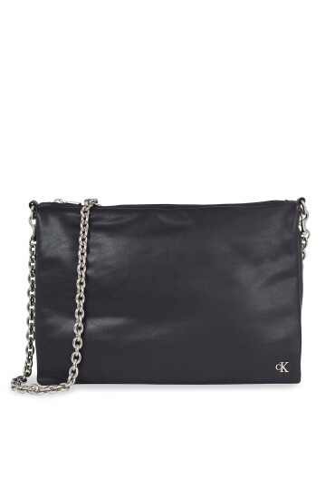 Calvin Klein Jeans Дамска чанта Micro Mono Chain Shoulder Bag33 K60K611950 Черен - Mera.bg