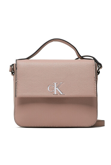 Calvin Klein Jeans Дамска чанта Minimal Monogram Boxy Flap Cb19 K60K610330 Розов - Mera.bg