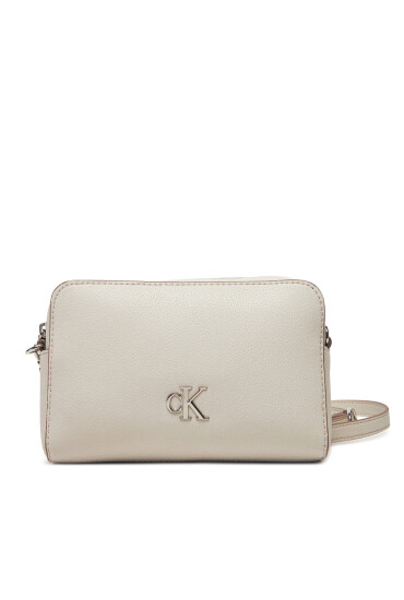 Calvin Klein Jeans Дамска чанта Minimal Monogram Camera Bag 20 LV04K3162G Екрю - Mera.bg