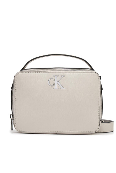 Calvin Klein Jeans Дамска чанта Minimal Monogram Camera Bag18 K60K610683 Екрю - Mera.bg
