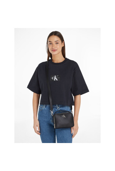 Calvin Klein Jeans Дамска чанта Minimal Monogram Camera Bag18 T K60K611222 Черен - Mera.bg
