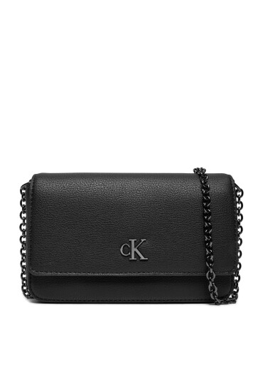 Calvin Klein Jeans Дамска чанта Minimal Monogram Ew K60K612260 Черен - Mera.bg