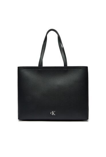 Calvin Klein Jeans Дамска чанта Minimal Monogram K60K612714 Черен - Mera.bg