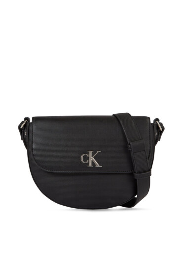 Calvin Klein Jeans Дамска чанта Minimal Monogram Saddle Bag22 T K60K611226 Black BDS - Mera.bg