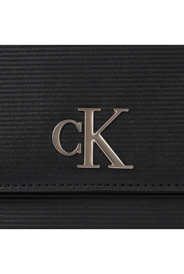 Calvin Klein Jeans Дамска чанта Minimal Monogram Saddle Bag22 T K60K611226 Black BDS - Mera.bg