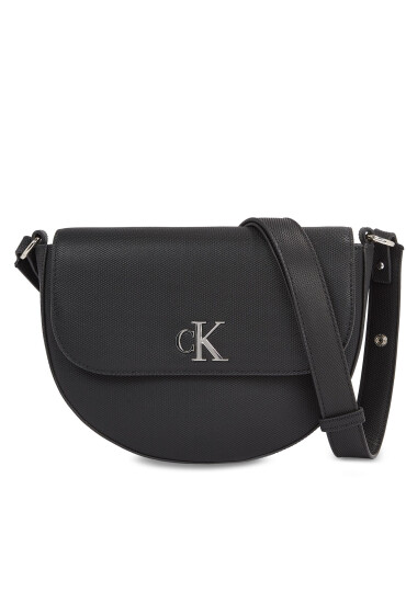 Calvin Klein Jeans Дамска чанта Minimal Monogram Saddle Bag22 T K60K611961 Черен - Mera.bg
