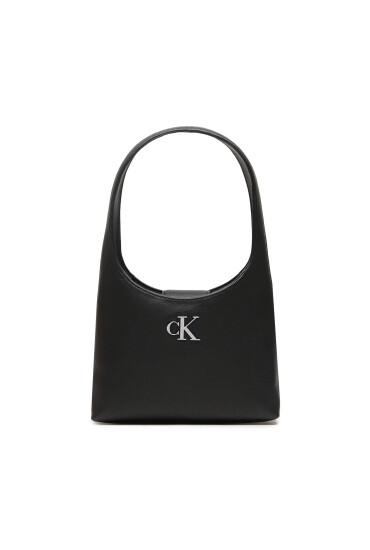 Calvin Klein Jeans Дамска чанта Minimal Monogram Shoulder Bag K60K610843 Черен - Mera.bg
