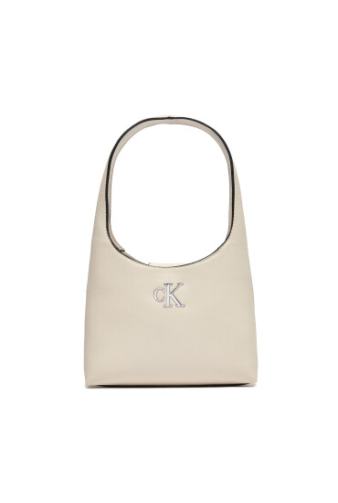 Calvin Klein Jeans Дамска чанта Minimal Monogram Shoulder Bag K60K610843 Екрю - Mera.bg