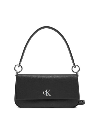 Calvin Klein Jeans Дамска чанта Minimal Monogram Shoulder Pouch LV04K3161G Черен - Mera.bg