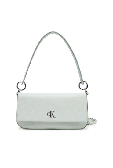 Calvin Klein Jeans Дамска чанта Minimal Monogram Shoulder Pouch LV04K3161G Сив - Mera.bg