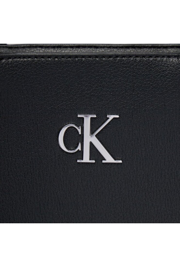 Calvin Klein Jeans Дамска чанта Minimal Monogram Slim Tote26 K60K611552 Черен - Mera.bg